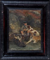 Lot 172 - After Sir Edwin Landseer - a Highland lad and...