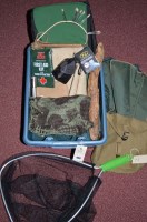 Lot 430 - A collection of fishing bags; pouches; etc.,...