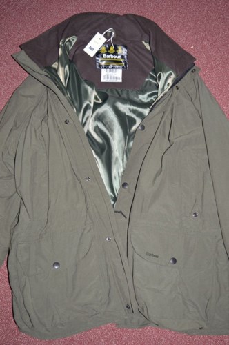Lot 460 - A Barbour A900 XXL green waterproof jacket...