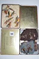 Lot 519 - Two old Craven A. Virginia cigarette tins...