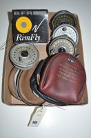 Lot 569 - A Rimfly fly fishing reel in cardboard box;...