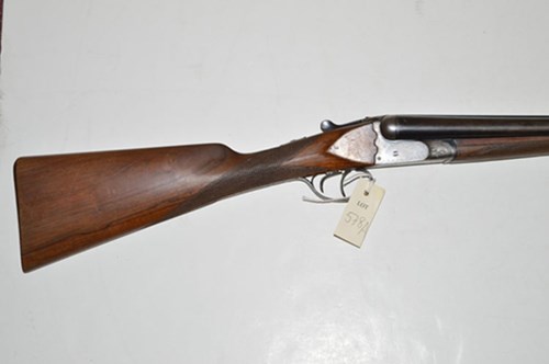 Lot 578 - A 12 bore double barrel side-by-side non...