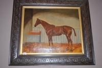 Lot 625 - W*** Armstrong - a portrait of a brown hunter...