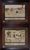 Lot 635 - Cecil Aldin - ''A Check'' and ''Gone Away'' -...