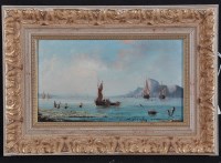 Lot 647 - John Charles Gilbert - fishing boats coming...