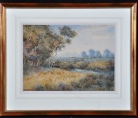 Lot 662 - Noel Harry Leaver, ARCA - a river landscape...