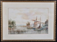 Lot 743 - John Hamilton Glass, SSA - ''On The Maas Canal,...