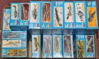 Lot 1022 - Novo 1/72 scale model kits of aircraft. (18)