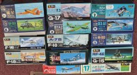 Lot 1075 - Fujimi 1/72 scale model kits, all military...