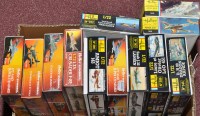 Lot 1079 - Heller and Humbrol 1/72 scale model kits, No's...