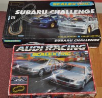 Lot 1089 - An Audi Racing boxed set by Scalextric;...