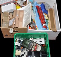 Lot 1099 - Three boxes of Corgi, Matchbox and other model...