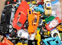 Lot 1103 - A quantity of die-cast model vehicles and slot...