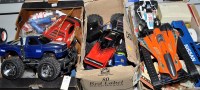 Lot 1146 - Radio controlled cars and parts, various.