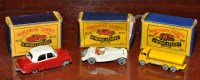 Lot 1157 - Three Matchbox series Moko Lesney boxed...