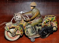 Lot 1162 - A KAOC German tinplate windup model of a...