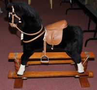 Lot 1166 - A Thoroughbred Horses rocking horse with...