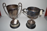 Lot 15 - A silver trophy for the Benton District Cub...