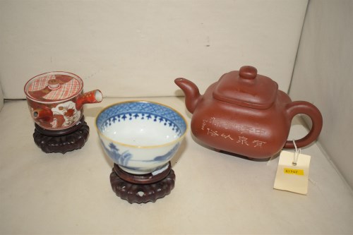 Lot 241 - Chinese ceramics, to include: a 19th Century...