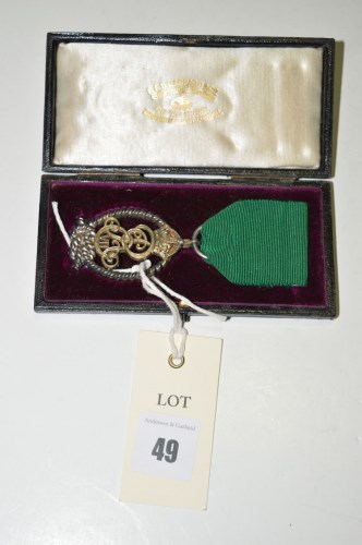 Lot 49 - A Royal Naval Reserve Officer's decoration,...