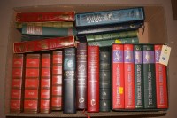 Lot 126 - A box of hardback books, some by The Folio...