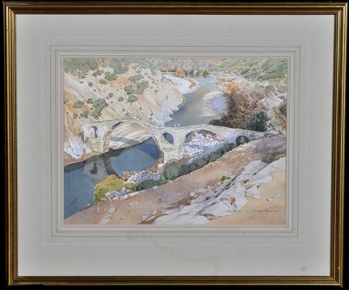 Lot 72 - James Coates Railton (1920- ) A river...