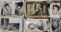 Lot 246 - Celebrity signed portrait cards, actresses of...