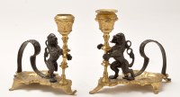 Lot 252 - Two 20th Century ormolu and patinated bronze...