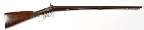 Lot 385 - A 19th Century 14 bore percussion sporting gun,...