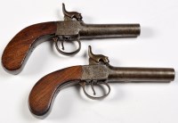 Lot 398 - Two early 19th Century percussion pistols, one...