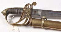 Lot 426 - A Victorian British Infantry Officer's sword,...