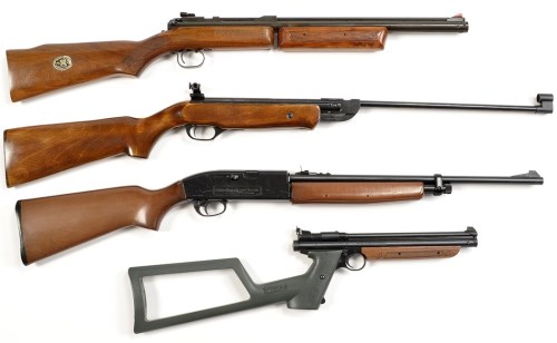 Lot 449 - Four air rifles, comprising: a Crossman, Model...