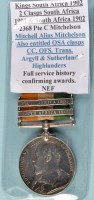 Lot 473 - Kings South Africa Medal, awarded to 2368...