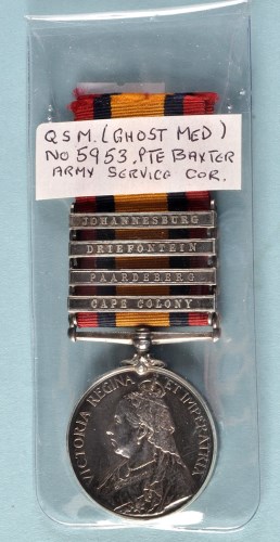 Lot 474 - Queens South Africa Medal, awarded to 5953...