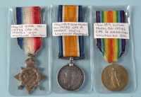 Lot 476 - WWI group of Medals, awarded to 19792 Corporal...