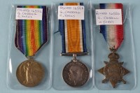 Lot 477 - A group of WWI General Service Medals, awarded...