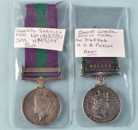 Lot 486 - A George VI General Service Medal, awarded to...