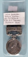 Lot 488 - An India General Service Medal, awarded to...