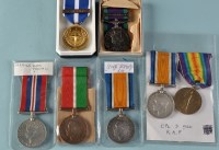 Lot 491 - A pair of WWI General Service Medals, awarded...