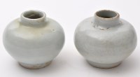 Lot 523 - Two Chinese Qingbai style jars, one with...