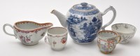Lot 549 - Chinese blue and white pear-shaped teapot and...
