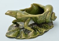 Lot 642 - Watcombe Torquay pottery figure of a frog...