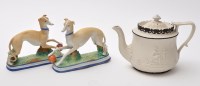 Lot 667 - Turner 'Feldspar' teapot and cover, of...