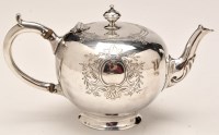 Lot 724 - A Victorian silver bullet-shaped bachelor's...