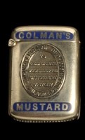 Lot 772 - A Coleman's Mustard novelty vesta case,...