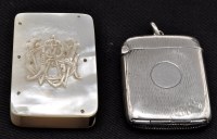 Lot 779 - An Edward VII silver vesta case, by Horton &...