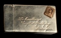 Lot 780 - A gilt 900 standard novelty vesta case, in the...