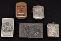 Lot 788 - A George V silver vesta case, by William Hare...