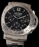 Lot 827 - Panerai Luminor, Daylight Chronograph: a...