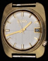 Lot 844 - Bulova Accutron: a 1960's 18ct. gold gentleman'...